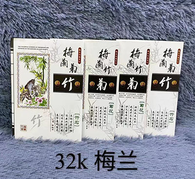 德派万品32K260梅兰竹菊笔记本六B37-2-3