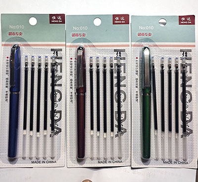 商务笔 1+5欧式中性笔 笔考试笔 办公文具六B27-4-3