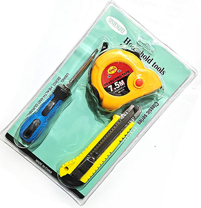 （50套/箱）7.5米尺螺丝刀壁纸刀3件套八B18空--2