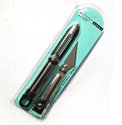 XTF-001全不锈钢厨房削皮刀刨刀雕刻刀毛夹组合A5-1-3/20套/包/400套/箱六B1516空-1