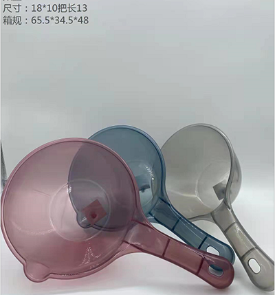 8270透明塑料水勺 宝宝沐浴洗澡塑料水瓢厨房舀水勺200/箱A4-1-2-1-3