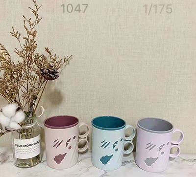 1047简约创意情侣刷牙杯洗漱杯子牙缸漱口杯喝水杯牙刷杯175/箱六B15-3-2