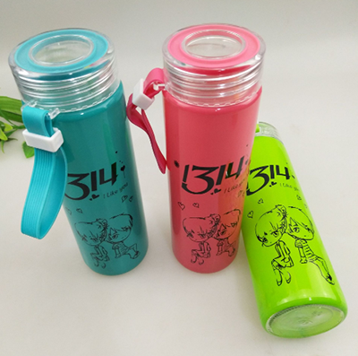 新款1314玻璃杯 茶水杯子 玻璃瓶--六B24-1-1