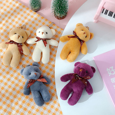 泰迪熊毛绒玩具 连体小熊儿童公仔小礼品钥匙扣 挂件A22-1-2