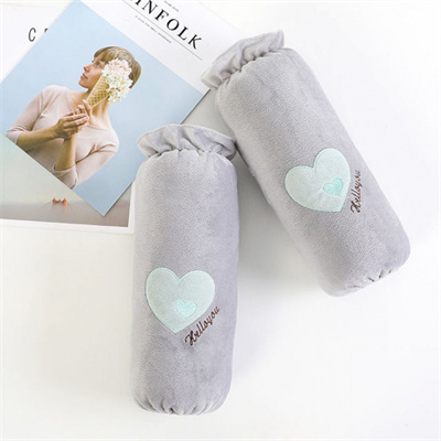 灰色 袖套女绒面春秋冬学生 清新可爱长款套袖女士工作袖套爱心防污护袖八B44-4-上-3-上