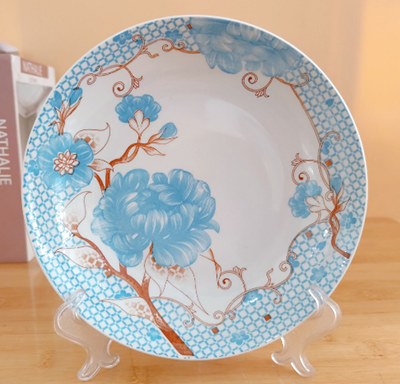 （一级）8.3英寸新中式全彩简约陶瓷饭盘 印彩航空盘（无售后）六A2-4-1-5-1