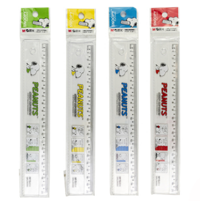 晨光文具 学生卡通直尺20CM SNOOPY系列SRL96080////六B42-1-4