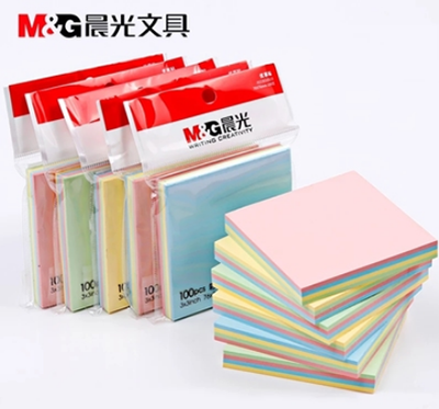 晨光YS-10优事贴便签纸自粘便条纸 N次贴便签纸100页告示贴便利贴六B42-2-4