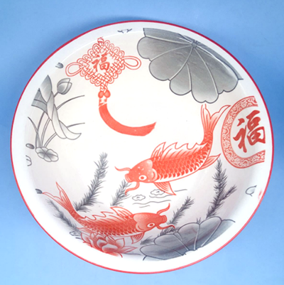 8号网红多彩系列9英寸大汤碗 地摊家用陶瓷汤盆（无售后不包运输破损）/CE区