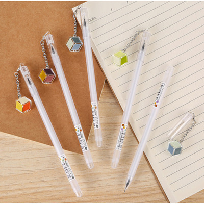 16107 魔法卡通挂件系列中性笔学生用黑色签字笔六A2-5-3六B30-1-3