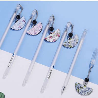 16133 东方古韵卡通挂件系列中性笔学生用黑色签字笔六A2-5-3六B30-1-3