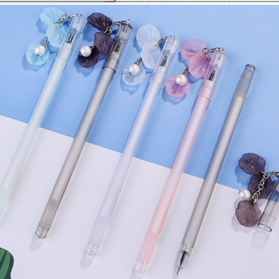 16128 森呼吸卡通挂件系列中性笔学生用黑色签字笔六A2-5-3六B30-1-3