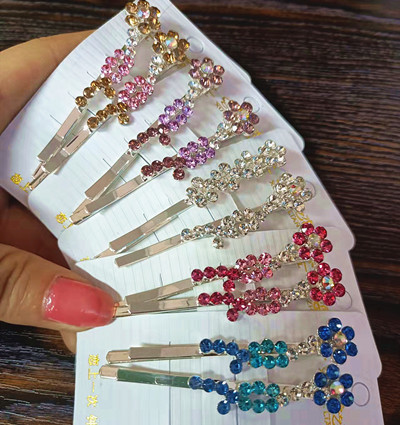 0011带钻一字夹 多种花式 精美发饰六C5-1-3
