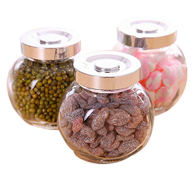带盖密封罐玻璃瓶子储物罐茶叶罐杂粮糖果收纳瓶/箱B41-2-1