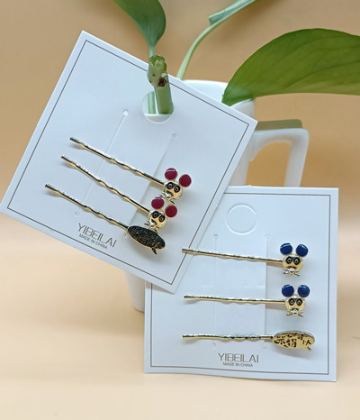 小清新发夹套装发卡头饰金属一字顶夹少女刘海夹子侧边夹C6-3-4