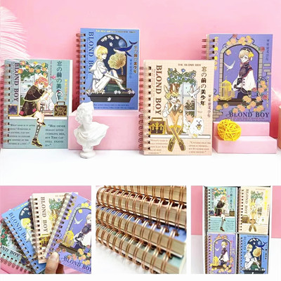 555-18 不负时光线圈本 学生用品可爱小本子B37-3-3