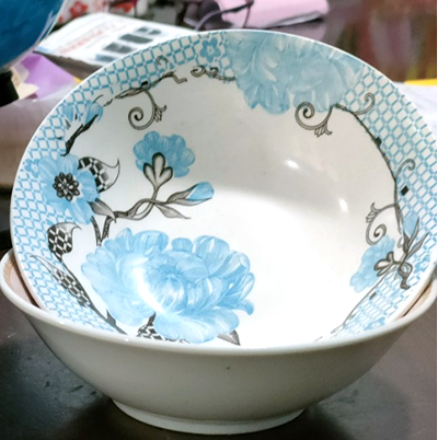 特级6寸陶瓷餐具陶瓷碗家用碗碟随机混搭（破损自理）六A6-1-1