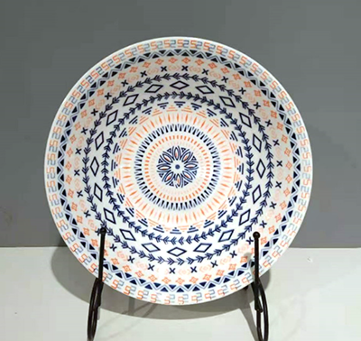 特级波西米亚风7英寸斗碗陶瓷汤碗家用吃饭碗大号面碗随机混搭（破损自理）六A7-2-1