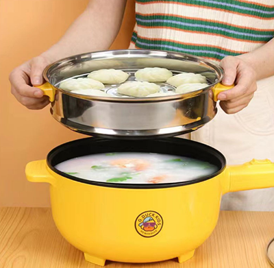 G.DUCK小黄鸭美食电炒料理锅家用18cm不粘锅电炒锅大容量一体锅B36-2-1