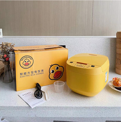 小黄鸭电饭煲家用5L大容量不粘锅多功能智能预约电饭煲B35-2-4