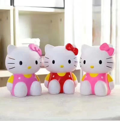 两节猫--硬胶存钱罐同学生日礼物幼儿园大班毕业小朋友奖品D2-1-3
