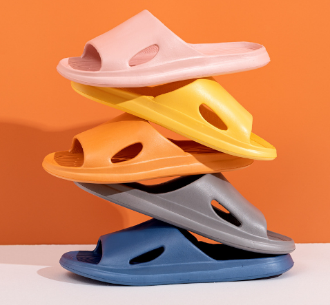 夏季EVA防滑踩屎感家用凉拖鞋情侣浴室拖批发（女款36-39混搭）B18-4-123