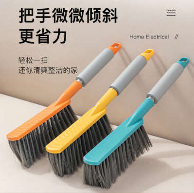 1528家用床上沙发清洁神器卧室长柄软毛刷床笤帚扫炕刷子100/件B28-2-3