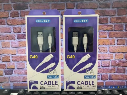 G49数据线Type-c接口单头数据线6A闪充线华为手机充电线快充12/包六B31-1-上