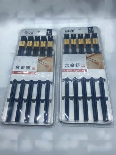 5489筷快莱合金筷10双装80/件A14-3-2