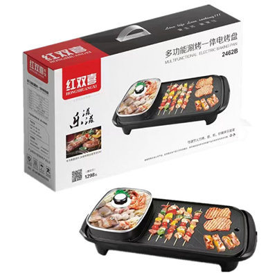多功能涮烤一体烤盘