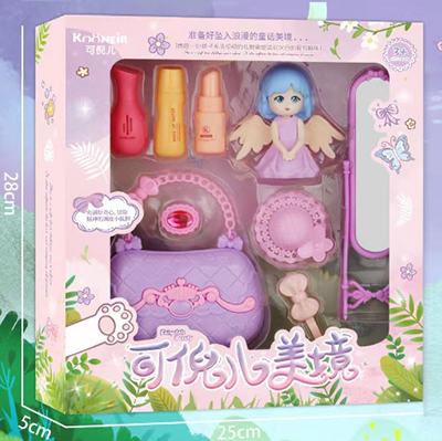 125-96（3C认证）儿童仿真女孩过家家饰品化妆品套装玩具六B34-1-上