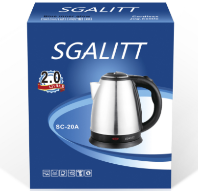 外贸出口欧规插头英文彩盒电热水壶义乌现货外贸水壶kettle