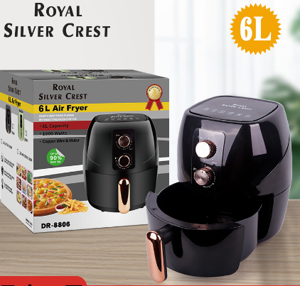 6L Air fryer 外贸出口欧规插头机械款空气炸锅 家用电炸锅 跨境