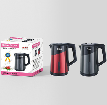 外贸出口欧规插头英文电热水壶 彩钢电水壶 electric kettle