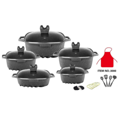 外贸出口铝锅22件套 non-stick cookware22Piece imperial pot
