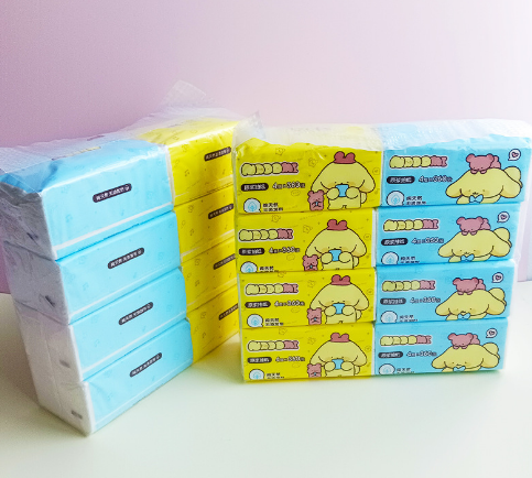 汤圆兔森吻原浆360PCS4层干湿两用抽纸时尚纸巾六B14空