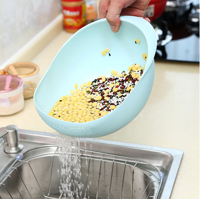多功能淘米器淘米篮 家用厨房洗米筛淘米盆 洗米盆 洗米筛 沥水篮