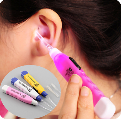 新款发光耳勺 热销安全发光透明挖耳勺 儿童防滑洁耳器