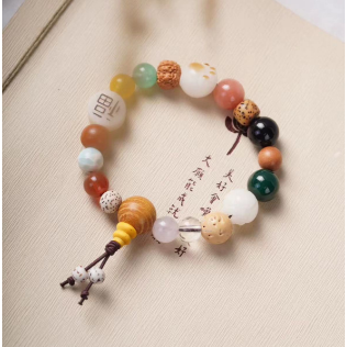 051（儿童款）十八籽菩提手串十八子手串手持18籽多宝佛珠学生盘玩手链女护身符