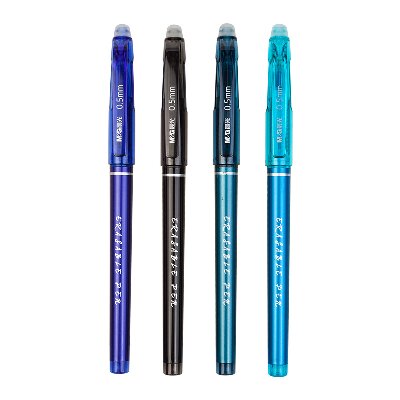 晨光热可擦中性笔AKP18217 0.5mm（墨蓝）拔盖全针管热可擦油墨