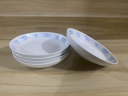 （二级）7寸果盘饭盘百款花型随机--一件一个花型80/件D5-3-1