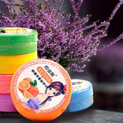 （特价）美甲卸甲巾美甲店专用擦洗不伤手水果味洗甲巾指甲工具八B43-4-4