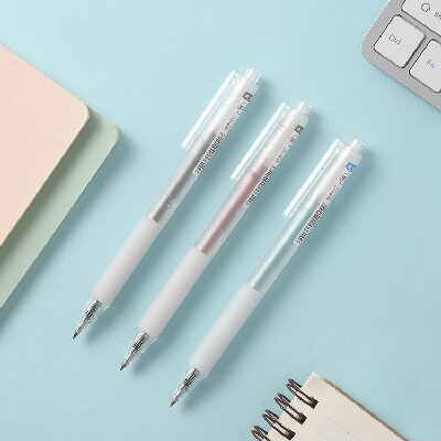 晨光学生中性笔碳素笔学生流行质+系列AGPJ1003 0.5mm黑