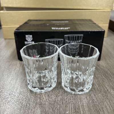 MC-008小菱形玻璃白酒杯家用烈酒杯一两白酒杯酒盅酒具六ZBJ