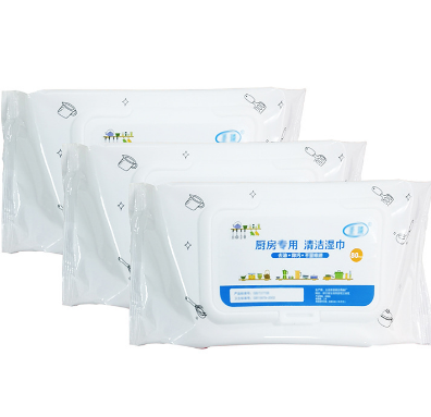 厨房湿巾家用大包清洁油烟机强力去油污六B42-4-1