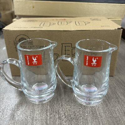 ZB96白酒分酒器家用饭店带刻度玻璃分酒壶酒盅量酒器家用二两酒壶100ML