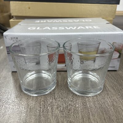 YP8080加厚加硬杯子食品级航空杯家用水晶玻璃杯太空杯耐高温八2ZBJ1号头