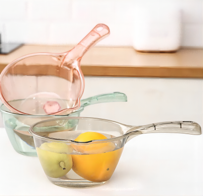 挂式厨房水瓢塑料带嘴水勺洗澡舀水勺水漂舀子长柄创意水舀六B38-4-3