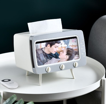 电视机纸巾盒高级质感卧室客厅茶几多功能纸巾盒