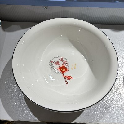 （一等）9寸汤古大碗汤碗面碗创意家用陶瓷碗汤盆—富贵吉祥30个/件六2号ZBJ3-2-1